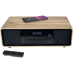 Thomson MIC300IBT ensemble audio pour la maison Système micro audio domestique 10 W Noir, Bois