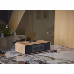 Thomson MIC300IBT ensemble audio pour la maison Système micro audio domestique 10 W Noir, Bois