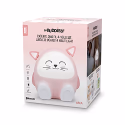 Bigben Interactive BTKIDSCAT réveille-matin Réveil numérique Rose - Vue supplémentaire 6