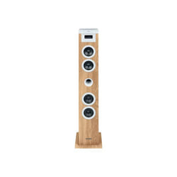 Thomson DS121CD ensemble audio pour la maison Système audio domestique à tour 10 W Blanc, Bois