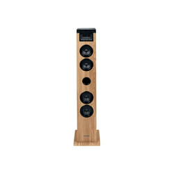 Thomson DS122CD ensemble audio pour la maison Système audio domestique à tour 10 W Noir, Bois