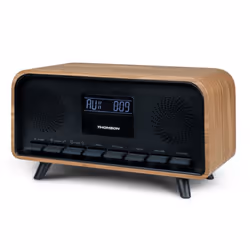 Résolument dans l'air du temps, cette superbe enceinte Bluetooth avec radio & réveil sera parfaite sur un chevet ou un bureau ...