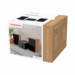 Thomson MIC122BT Système micro audio domestique 10 W Noir, Argent - Vue supplémentaire 6