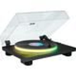 Tourne-disques BIGBEN INTERACTIVE PARTYBTTDLIGHT - Plateau lumineux - Entraînement par courroie - Bluetooth - Effets lumineux