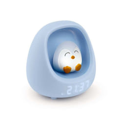 Réveil enfant - BIGBEN - Pingouin - Veilleuse - Mélodies enfantines - Bruits blancs