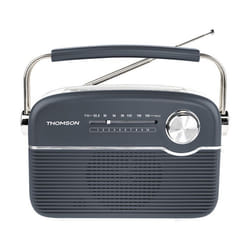Radio portable - THOMSON - Vintage - DAB/DAB+/FM - Bluetooth 5.4 - Batterie 1300mAh solaire