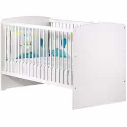 Little Big Bed 140x70 transformable Une collection mixte essentielle pour l'arrivée de bébé, laquée blanc. Grâce à son kit de ...