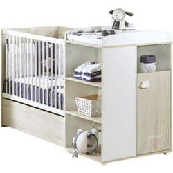 Les Tendances - Lit combiné évolutif Smile 120x60cm en 190x90cm babyprice - color