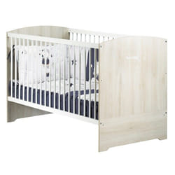 Lit évolutif - 140x70cm - Babyprice Smile - Hêtre