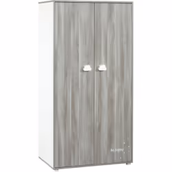 Armoire 2 portes - Chêne Silex Smile - Chêne Silex Armoire 2 portes - Chêne Silex - Collection Smile Une collection mixte, au ...
