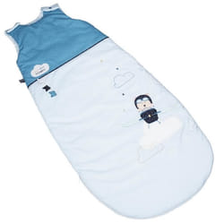 Gigoteuse bébé ouatinee en coton - SAUTHON - Lazare - Garçon - Bleu - 0-4 mois