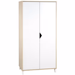 Armoire 2 portes - SCANDI NATUREL Inspiré du design scandinave, cette armoire de la gamme Scandi naturel viendra harmonieusem ...