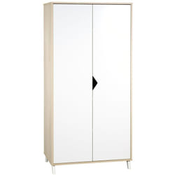 Armoire Scandi naturel 2 portes BABYPRICE - color