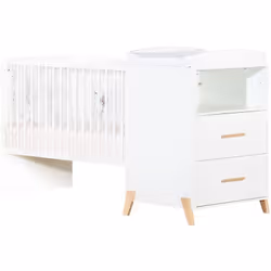 Description générale Ce lit combiné évolutif de la collection Joy, au design scandinave moderne, est parfait pour une chambre ...