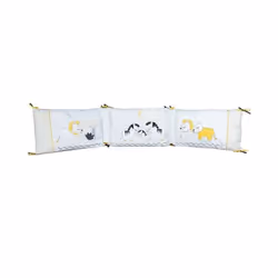 Tour de lit - SAUTHON - Pluche et Pompon - Blanc - Bébé - Coton