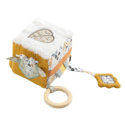 Cube dactivités en coton - PROMENONS NOUS