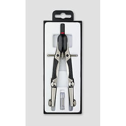 Rotring S0676570 compas à secteur Noir, Acier inoxydable