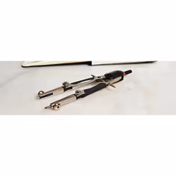 Rotring S0676570 compas à secteur Noir, Acier inoxydable