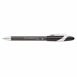 Papermate Ballpen PM Flexgrip Elite, Black, 12, Clip, Stylo à bille rétractable avec clip, Noir, 12 pièce(s), Bold