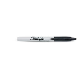 Sharpie Fine Retractable marqueur indélébile Pointe fine Noir