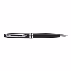 Waterman Expert, Clip, Stylo à bille rétractable par rotation, Bleu, Moyen