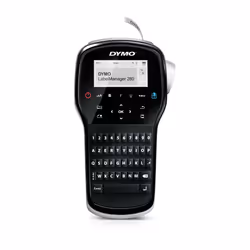 DYMO LabelManager ™ 280 AZERTY, AZERTY, D1, Transfert thermique, 180 x 180 DPI, 15 mm/sec, Noir, Argent