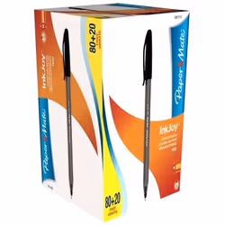 Papermate Inkjoy 100, Clip, Stylo à bille, Noir, 100 pièce(s), Moyen