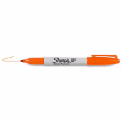 Sharpie Fine Point, Orange, Pointe fine, Multicolore, Fin, Métal, Papier, Plastique, AP
