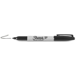 Sharpie Fine Point marqueur indélébile Pointe fine Noir 12 pièce(s)