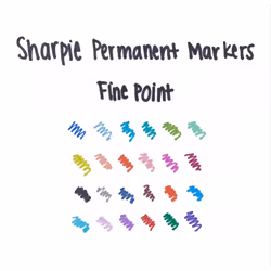 Sharpie Fine Point marqueur indélébile Pointe fine Vert 12 pièce(s) - Vue supplémentaire 4
