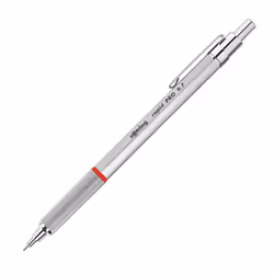 Rotring 1904256, Stylo à bille retractable avec clip, Chrome, Argent, Métal, 0,7 mm