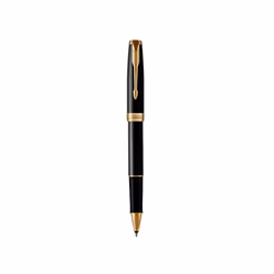Parker 1931496, Stylo à bille, Noir, Or, Noir, Or, Vernis, Fin, Boîte