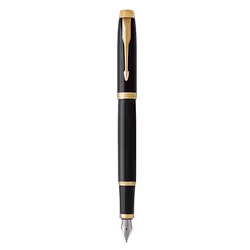 Parker IM stylo-plume Système de remplissage cartouche Noir, Or 1 pièce(s)