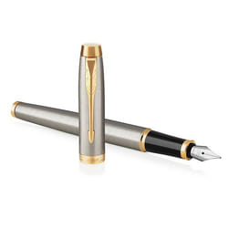 Parker IM stylo-plume Système de remplissage cartouche Acier brossé 1 pièce(s)