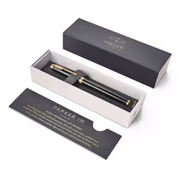 Parker IM stylo-plume Système de remplissage cartouche Noir, Or 1 pièce(s)