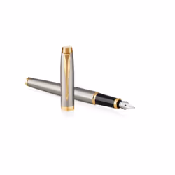Parker IM stylo-plume Système de remplissage cartouche Acier brossé 1 pièce(s)
