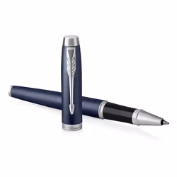 Parker IM, Stylo à bille, Bleu, Noir, Laiton, Fin, Boîte