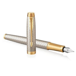 Parker IM stylo-plume Système de remplissage cartouche Or, Argent 1 pièce(s)