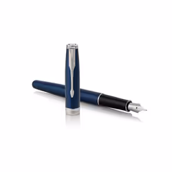 Parker Sonnet stylo-plume Noir, Bleu, Argent 1 pièce(s)