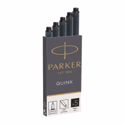 Parker Quink inktpatronen zwart, doos met 5 stuks, Noir, Noir, 5 pièce(s)