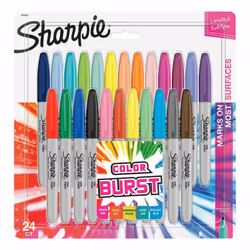 Sharpie Fine, 24 pièce(s), Multicolore, Pointe fine, Gris, Multicolore, Rond, Fin