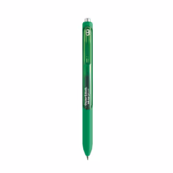 Papermate Injoy Gel, Stylos rétractables à encre gel, Vert, Vert, Transparent, Rond, Ambidextre, Moyen