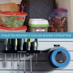 DYMO D1 - Durable Étiquettes - noir na laranja - 12mm x 3m - Vue supplémentaire 11