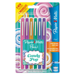 Papermate Flair stylo-feutre Moyen Multicolore 6 pièce(s)
