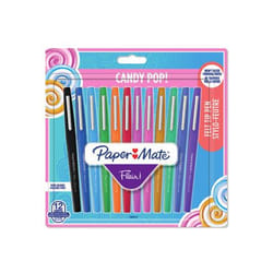Papermate Flair Candy Pop Stylos à encre gel avec bouchon Moyen Multicolore 12 pièce(s)
