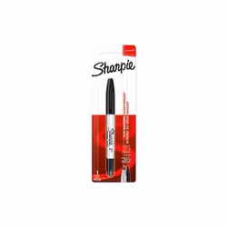 Sharpie 1985877 - Marqueur Permanent Pointe Double Noir Le marqueur permanent à pointe double Sharpie est l'outil idéal pour  ...