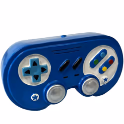 Tirelire manette de jeux vidéo en résine bleue 15 cm Matière : Résine Dimensions : Hauteur 8.5 cm x Profondeur 5 cm x Largeur ...