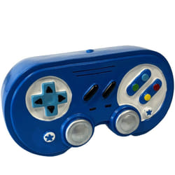 Sans Marque - Tirelire manette de jeux vidéo en résine bleue 15 cm