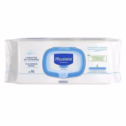 Mustela 3504105030506, Lingette humide pour bébé, Testé dermatologiquement, Hypoallergénique