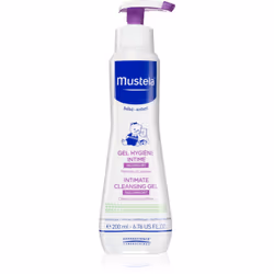 Oubliez les irritations, les vergetures et les rougeurs de la peau. Le gel d’hygiène intime apaisant Mustela Bébé se caractér ...